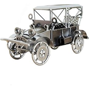 Metal Antique Vintage Car Model Home Décor Handmade Handcrafted Collections Collectible Vehicle (Bronze)