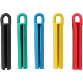 5 Pack Pool Cue Storage Hanger Billiard Cues Stick Hanging Stand Holder Organizer Pole Tips Sleeve Protector Case for Wall Mount Hook Snooker Billiard Bar House Pool Sticks
