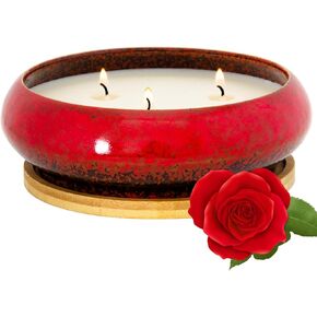 Scented Candles, 3 Wicks Large Sage Candles for Home Scented, 17 oz Aromatherapy Candle Gifts for Women, Decorative Natural Soy Candles with Long Lasting for Mother's Day Birthday Anniversary