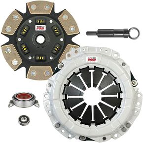 ClutchMaxPRO Performance Stage 3 Clutch Kit Compatible with Chevrolet Geo Prizm Pontiac Vibe Toyota Celica Corolla Matrix MR2 Spyder 1.6L 1.8L 4A-FE 7A-FE 1ZZ-FE 2ZZ-GE (CP16080HDC-ST3)