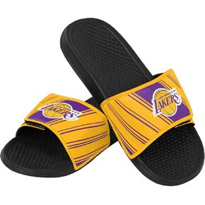 FOCO Los Angeles Lakers NBA Mens Legacy Sport Slide - M in Saudi Arabia