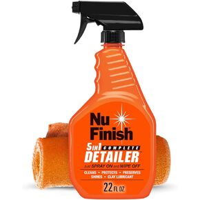 Nu Finish Glass Restore & Repel Kit, Two Step Regimen for Car Windshield, Includes Polishing Compound, Ceramic Sealant, Precision Applicator Tool, and 2 Reusable Sponges