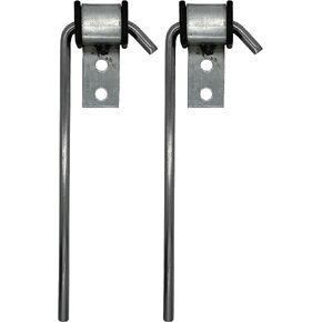 4 Pcs Heavy Duty Exhaust Hanger Rod -Universal Use Exhaust Bracket Hanger - 3/8" Rod 10" Long