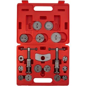 Sunex Tools 3930 Master Disc Brake Caliper Tool Set And Wind Back Kit, Compressor, Spreader Tool Set For Brake Pad Replacement With Magnetic Thrust Bolts, 18-Pieces