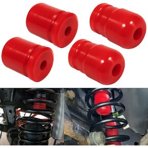 1-1303 & 1-1304 Front & Rear Bump Stops Kit for Jeep Wrangler JK JKU 2007-2018 Accessories Polyurethane Wrangler Bump Stops(Set of 4 Bump Stops)