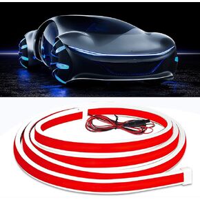 DREAMIZER 70" Dynamic Scan Start Up Car Hood Light Strip with Sequential Turn Signal Lights LED Running Light