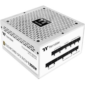 Thermaltake Toughpower GF3 Snow Edition 1200W 80+ Gold Full Modular SLI/Crossfire Ready ATX 3.0 Power Supply PCIe Gen.5 600W 12VHPWR Connector Included PS-TPD-1200FNFAGU-N 10 Year Warranty in Kuwait