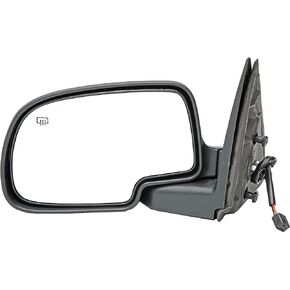 Dorman 955-1803 Driver Side Power Door Mirror - Heated / Folding Compatible with Select Cadillac / Chevrolet / GMC Models, Black