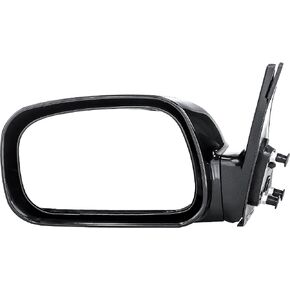 Dependable Direct Dependable Direct Left Driver Side Black Power Operated Non-Folding Door Mirror for Toyota Camry USA Built (2002 2003 2004 2005 2006) - Part Link #: TO1320167