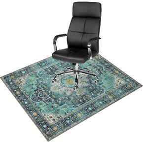 Anidaroel Home Office Chair Mat for Hardwood Floor, 36"x48" Office Chair Rug Protector for Rolling Chair, Computer Gaming Chair Mat, Low Pile Carpet Floor Chair Mat in Kuwait