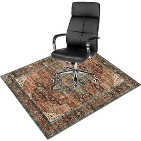 Anidaroel Home Office Chair Mat for Hardwood Floor, 36"x48" Office Chair Rug Protector for Rolling Chair, Computer Gaming Chair Mat, Low Pile Carpet Floor Chair Mat