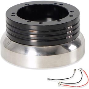 5 & 6 Hole Billet Steering Wheel Hub Adapter Silver in Kuwait