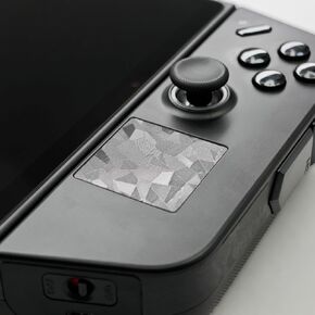 Luck&Link Touchpad Protector for Legion Go, Touch Pads Protective Skin Texture Sticker for Legion Go Touch Trackpads, High end Textured Skin (Broken Diamonds - Black)