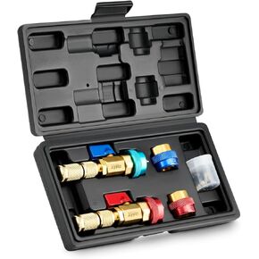 Orion Motor Tech AC Valve Core Removal Tool, R134a R1234yf R22 Valve Core Remover Installer Tool Kit for Automotive Air Conditioning Systems, AC Valve Core Tool for Standard JRA and Schrader Valve