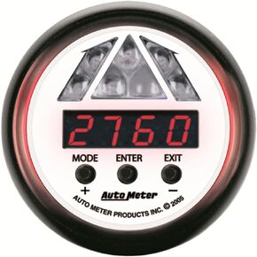 Auto Meter 5787 Phantom 2-1/16" Shift Light 0-15k RPM Level 1 Digital Pro Shift System