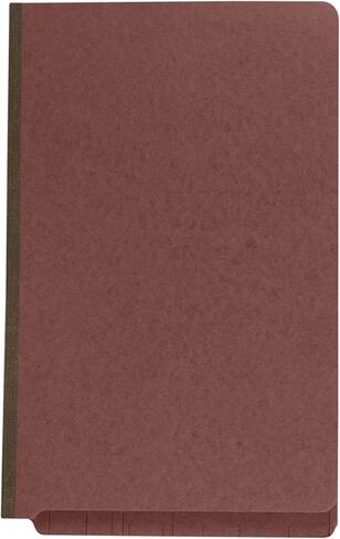 مجلدات تصنيف File King ذات 2 فواصل بالحجم القانوني - 10 عبوات، لوح ضغط باللون الأحمر القرميدي | نهاية مجلدات الملفات القانونية ذات الشوكات | صنع في أمريكا | توسيع 2 بوصة لملف الرف | 6 مثبتات in Kuwait