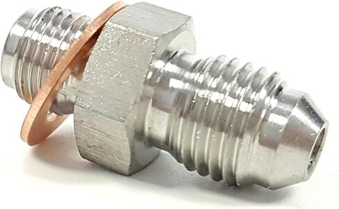 4AN إلى M10 x 1.0 مللي متر محول تركيب مقيد تغذية الزيت التوربيني لـ KKK Borg Warner KP39 BV39 Turbo in Saudi Arabia