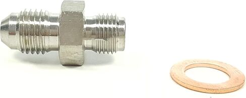4AN إلى M10 x 1.0 مللي متر محول تركيب مقيد تغذية الزيت التوربيني لـ KKK Borg Warner KP39 BV39 Turbo in Saudi Arabia