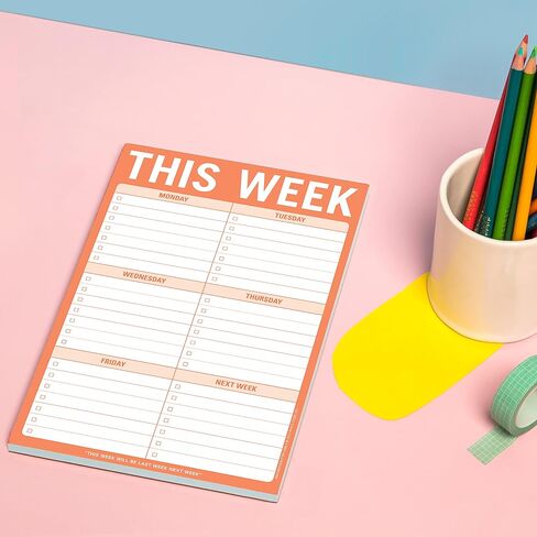 Knock Knock This Week Note Pad 6 x 9-inches in Saudi Arabia