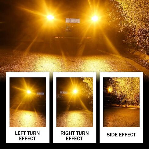 Sidaqi 1156 LED لمبة إشارة الانعطاف CANBUS خالية من الأخطاء 2640LM 600% فائقة السطوع 7507 PY21W BAU15S لمبة وامضة كهرمانية مدمجة في مقاوم مضاد لمروحة تبريد فلاش مفرطة (حزمة من 2) in Kuwait