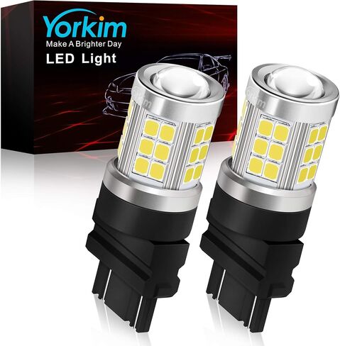 Yorkim 1157 LED Bulb Amber, 1157 led turn signal bulb, 2357 led bulb 2057 7528 BAY15D Replacement for Turn Signal Blinker Lights Side Marker Lights, Amber Yellow, pack of 2 in Saudi Arabia