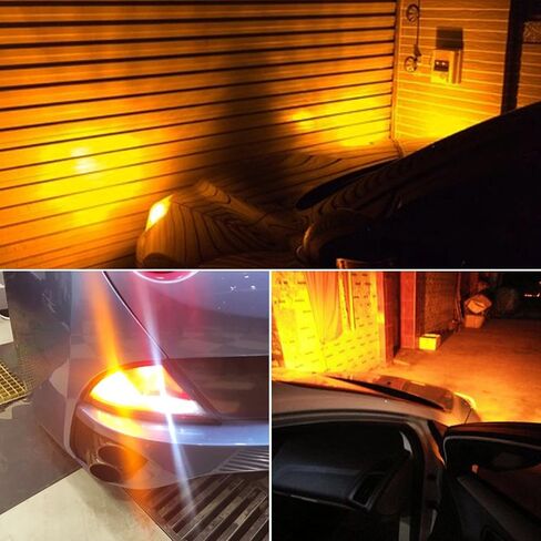 PHINLION 2057 1157 مصابيح LED برتقالية صفراء فائقة السطوع 3014 72-SMD 1034 2357 7528 لمبة LED لإشارة الانعطاف الوامضة لوقوف السيارات، أصفر كهرماني in Kuwait