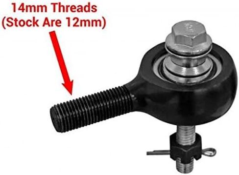 مجموعة قضبان ربط SuperATV شديدة التحمل لـ Polaris RZR S 800 / RZR 4 800 (2009-2014) - التجميع الكامل - استبدال طول المخزون in Kuwait