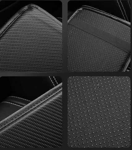 Auto Center Console Pad PU Leather Car Armrest Seat Box Cover Protector Universal Fit in Kuwait