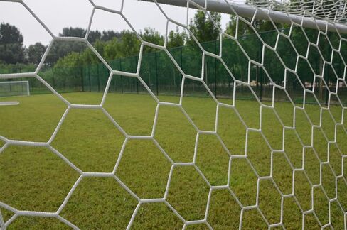 Aoneky Polyester Soccer Goal Net - 4 mm Cord - Replacement Full Size Football Post Net- Heavy Duty Soccer Netting - NOT Include Posts in Saudi Arabia