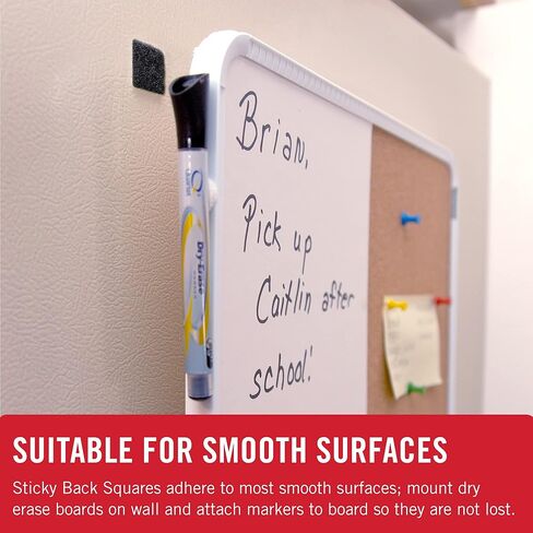 VELCRO Brand Adhesive Squares, 100pk 7/8" White, Mounting Tape for Office Organization, Laminated Signs Classroom Décor in Saudi Arabia