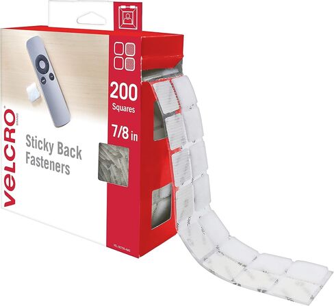VELCRO Brand Adhesive Squares, 100pk 7/8" White, Mounting Tape for Office Organization, Laminated Signs Classroom Décor in Saudi Arabia