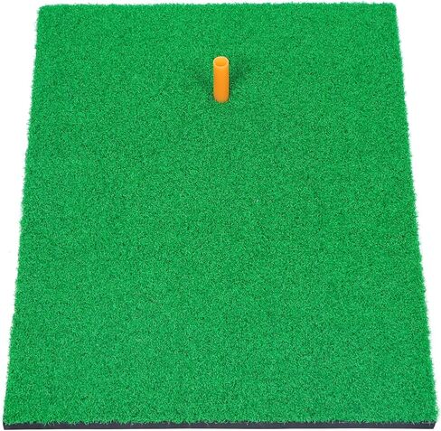 Golf Mat, Thicken Golf Hitting Mat, Artificial Turf Practice Mat with Golf Tee for Outdoor & Indoor Training Swing & Chipping in Backyard, Garage, Basement, Range, Golf Simulator in Saudi Arabia