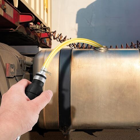 Siphon Pump for Gasoline, Fuel Transfer Siphon Pump, Manual Gasoline Siphon Hose Pump, High Flow Hand Fuel Pump With 2m Hose, for Gas Petrol Diesel Oil Liquid Water Fish Tank in Kuwait