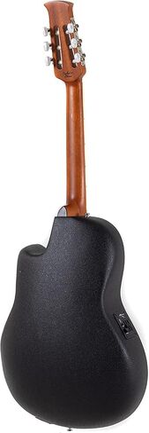 Applause Traditional AB24-2S Mid Cutaway Electric Guitar (selected spruce top, mid-depth Lyrachord body, incl. 3-band EQ and tuner, scale length: 643 mm, nut width: 42.8 mm), Ruby Red Satin in Saudi Arabia
