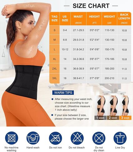 TrainingGirl النساء عرق الخصر المتقلب المدرب ساونا مشد تجريب حزام حزام بطن المعدة يلتف محدد شكل الجسم حزام رياضي in Kuwait