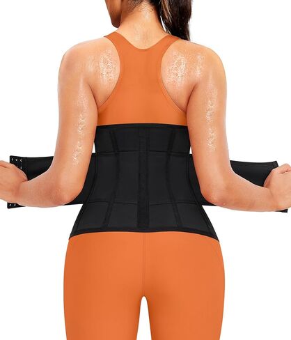 TrainingGirl النساء عرق الخصر المتقلب المدرب ساونا مشد تجريب حزام حزام بطن المعدة يلتف محدد شكل الجسم حزام رياضي in Kuwait