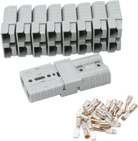X-Haibei 10 حزمة بطارية توصيل سريع 50A 6 AWG سلك تسخير التوصيل لكابلات قياس 6 إلى 12، كابلات توصيل توصيل قطع التوصيل لروافع دراجة السيارة ATV ترفع المحركات in Kuwait