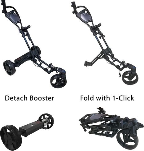 عربة ألفارد جولف أومني - تعمل بسلاسة مع Club Booster V2 - تصميم عالي التحمل وعالي الأداء - يجعل تحويل العربة القياسية in Kuwait