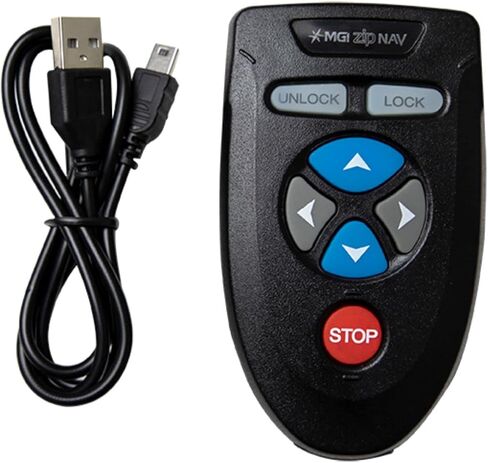 عربة جولف كهربائية MGI Zip Navigator - بطارية ليثيوم 36 فتحة - جهاز تحكم عن بعد - الملحقات متضمنة (حامل مشروبات، حامل مظلة، أغطية العجلات الخلفية، مشبك متعدد الأغراض وحامل هاتف GPS) in Kuwait