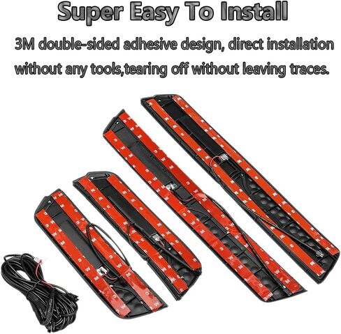 4Pcs LED Stainless Steel Car Door Sill Scuff Plate Guard Sills for Honda CRV 2017-2025 Automotive Door Entry Guard Protector Trim in Saudi Arabia