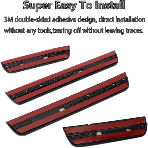 4Pcs LED Stainless Steel Car Door Sill Scuff Plate Guard Sills for Honda CRV 2017-2025 Automotive Door Entry Guard Protector Trim in Saudi Arabia