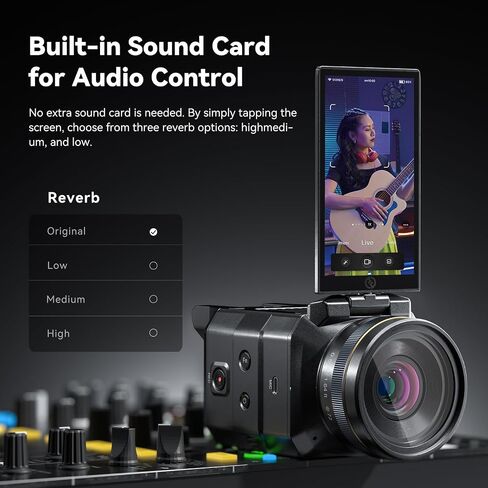 Hollyland VenusLiv Wireless Live Streaming Camera, 1080P 60fps RTMP/USB-C/HDMI Video Output, Stream LAN/Wi-Fi, for YouTube Facebook Church Worship Online Course Teaching in Saudi Arabia