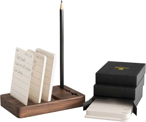 للقيام بقائمة المفكرة مع حامل الجوز الأسود، 2024 مخطط يومي غير مؤرخ للقيام ببطاقات ملاحظة قائمة المراجعة - بطاقات الهدف 120p - بطاقة مؤشر الإنتاجية لتنظيم اللوازم المكتبية المنزلية in Kuwait