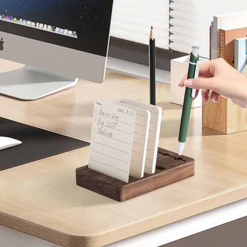 للقيام بقائمة المفكرة مع حامل الجوز الأسود، 2024 مخطط يومي غير مؤرخ للقيام ببطاقات ملاحظة قائمة المراجعة - بطاقات الهدف 120p - بطاقة مؤشر الإنتاجية لتنظيم اللوازم المكتبية المنزلية in Kuwait