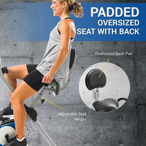 XTERRA Fitness Folding Exercise Bike, 225 LB Weight Capacity in Kuwait