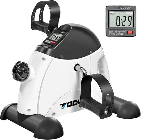 Mini Exercise Bike TODO Pedal Exerciser Foot Peddler Portable Therapy Bicycle with Digital Monitor in Kuwait