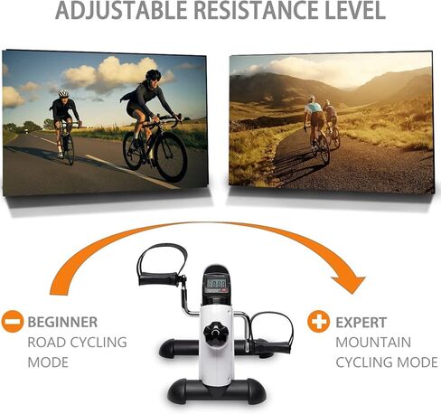 Mini Exercise Bike TODO Pedal Exerciser Foot Peddler Portable Therapy Bicycle with Digital Monitor in Kuwait