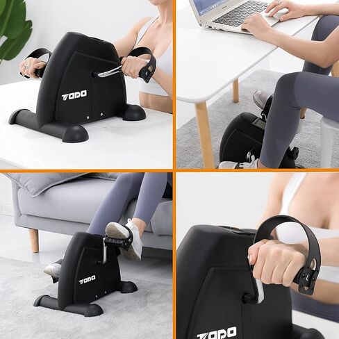 Mini Exercise Bike TODO Pedal Exerciser Foot Peddler Portable Therapy Bicycle with Digital Monitor in Kuwait