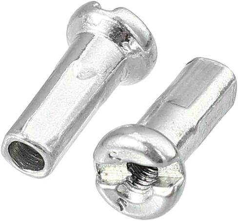X AUTOHAUX 40 Pcs Bicycle Steel Spokes 14G Bike Spoke 286mm Length with Nipples for Most Bicycle in Saudi Arabia