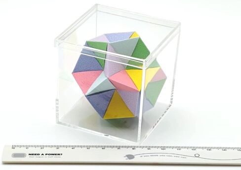 weaving polyhedron Polyhedra Geometric Solids 3D Paper Model DIY Model No.3: Excavated Dodecahedron Origami Puzzle Geometric Patterns Paper Craft, Includes one Set of Materials as a Bonus in Saudi Arabia